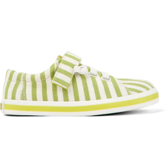 Zdjęcie produktu CAMPER Peu Rambla - Trampki dla Dla dziewczynek - Zielony, Biały, Tkanina