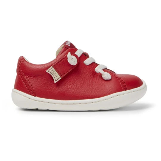 Zdjęcie produktu CAMPER Peu - Trampki dla Firstwalkers - Czerwony, Skóra licowa