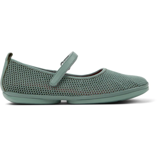 Zdjęcie produktu CAMPER Right - Baleriny dla Kobiety - Zielony, Tkanina/Skóra licowa