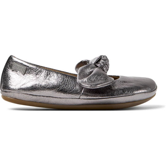 Zdjęcie produktu CAMPER Right Nina - Eleganckie obuwie sportowe dla Dla dziewczynek - Szary, Skóra licowa