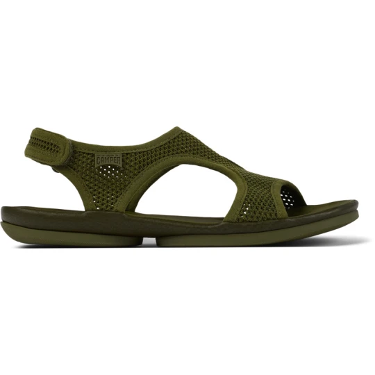 Zdjęcie produktu CAMPER Right - Sandały dla Kobiety - Zielony, Tkanina / Skóra licowa