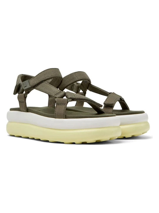 Zdjęcie produktu Camper Sandały "Pelotas Flota" w kolorze khaki na obcasie rozmiar: 37