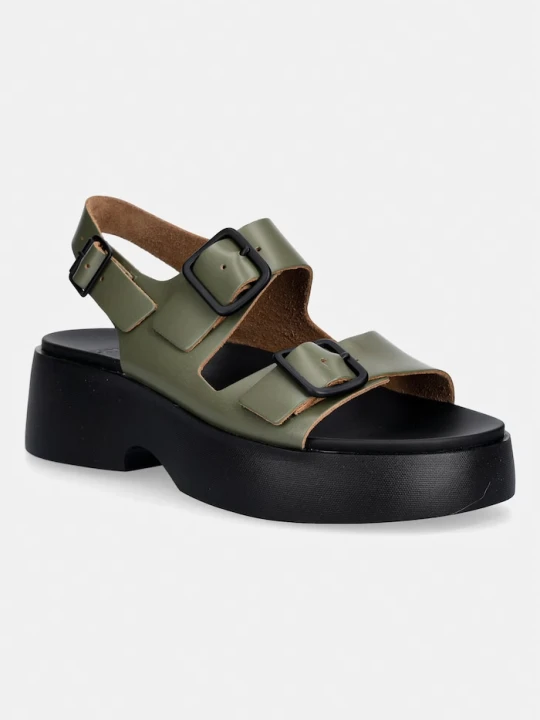 Zdjęcie produktu Camper sandały skórzane Tasha zielony