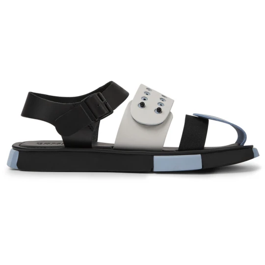Zdjęcie produktu CAMPER Set - Sandały dla Kobiety - Czarny, Biały, Niebieski, Skóra licowa / Tkanina