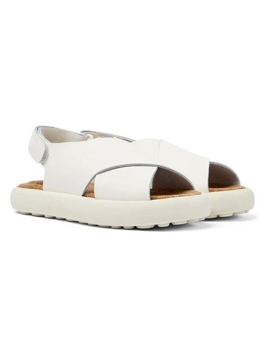 Zdjęcie produktu Camper Skórzane sandały "Pelotas Flota" w kolorze kremowym rozmiar: 28