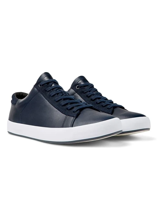Zdjęcie produktu Camper Skórzane sneakersy "Andratx" w kolorze granatowym rozmiar: 43