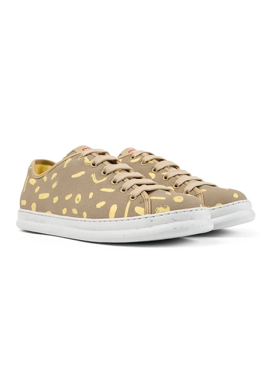 Zdjęcie produktu Camper Skórzane sneakersy w kolorze beżowo-żółtym rozmiar: 39