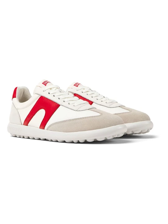 Zdjęcie produktu Camper Skórzane sneakersy w kolorze biało-czerwonym rozmiar: 41