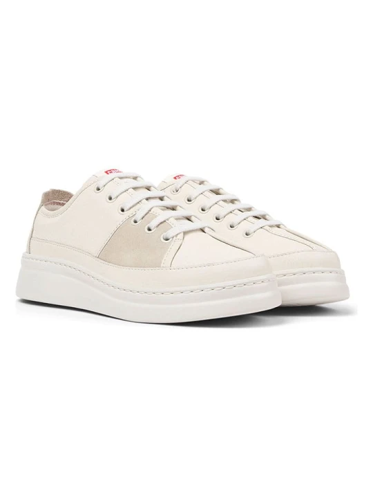 Zdjęcie produktu Camper Skórzane sneakersy w kolorze kremowym rozmiar: 40