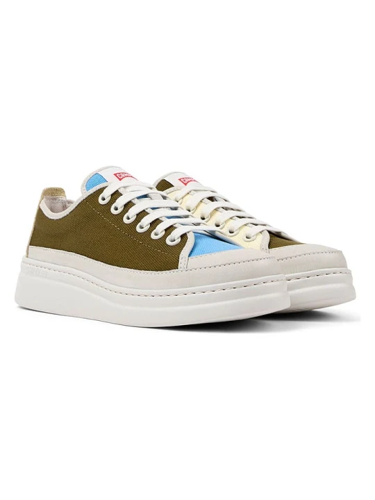 Zdjęcie produktu Camper Sneakersy "Runner" w kolorze oliwkowo-błękitnym rozmiar: 39