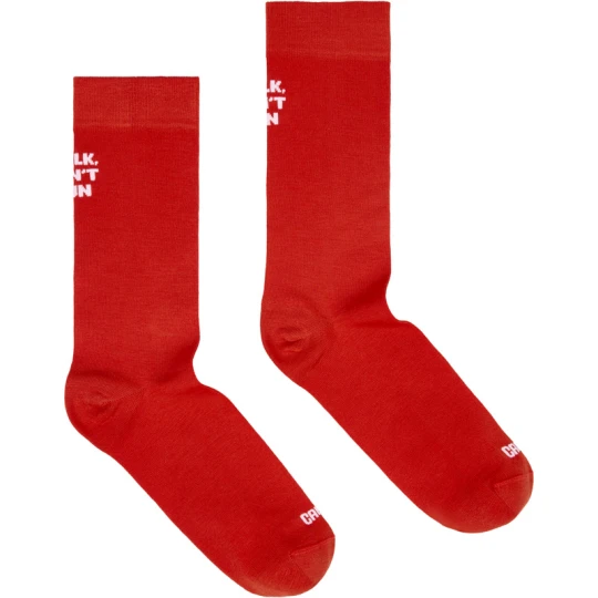 Zdjęcie produktu CAMPER Red Seacell mid-length socks - Unisex Skarpetki - Czerwony, Tkanina