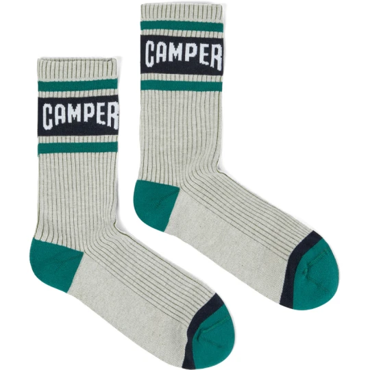 Zdjęcie produktu CAMPER Socks - Unisex Skarpetki - Beżowy, Zielony, Niebieski, Tkanina