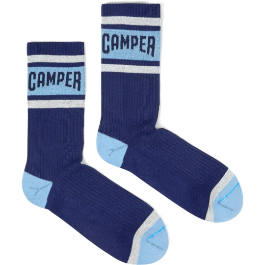Zdjęcie produktu CAMPER Socks - Unisex Skarpetki - Niebieski, Biały, Tkanina beżowy