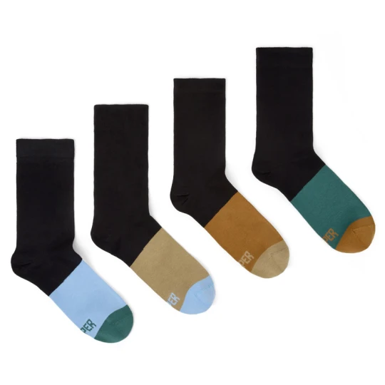 Zdjęcie produktu CAMPER Sox Socks - Unisex Skarpetki - Brązowy, Niebieski, Zielony, Tkanina