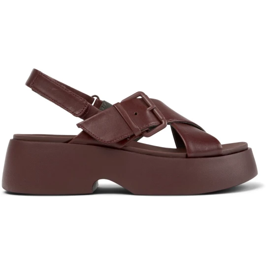 Zdjęcie produktu CAMPER Tasha - Eleganckie buty dla Kobiety - Kasztanowy, Skóra licowa