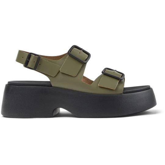 Zdjęcie produktu CAMPER Tasha - Eleganckie buty dla Kobiety - Zielony, Skóra licowa
