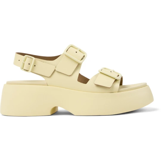 Zdjęcie produktu CAMPER Tasha - Eleganckie buty dla Kobiety - Żółty, Skóra licowa