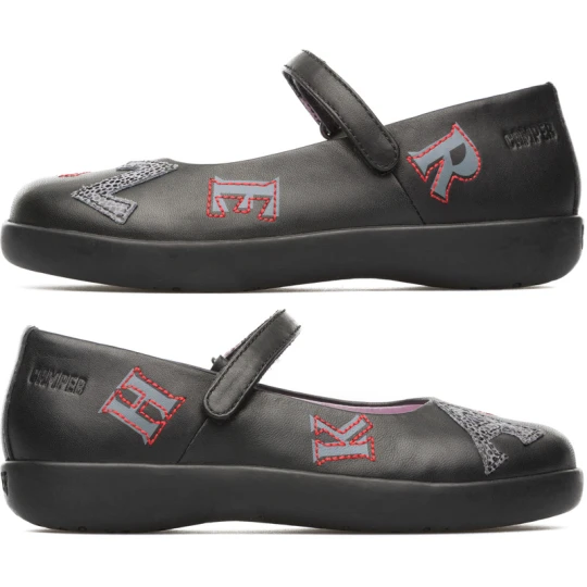 Zdjęcie produktu CAMPER Twins - Baleriny dla - Czarny, Skóra licowa