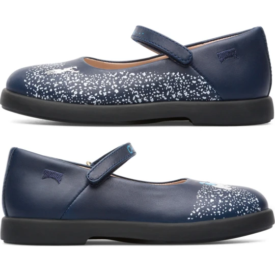 Zdjęcie produktu CAMPER Twins - Baleriny dla - Niebieski, Skóra licowa
