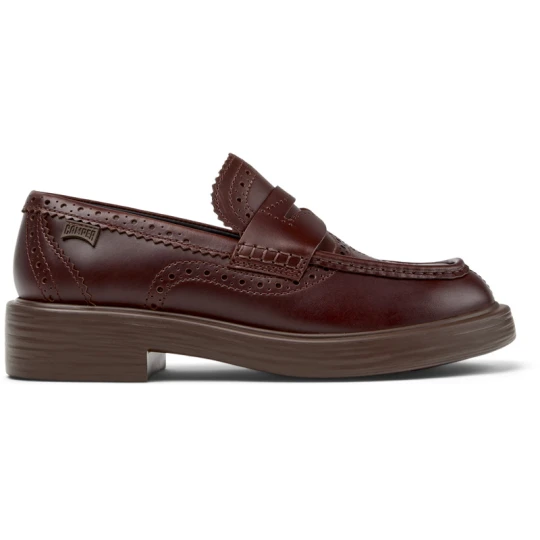 Zdjęcie produktu CAMPER Twins - Eleganckie buty dla Kobiety - Brązowy, Skóra licowa