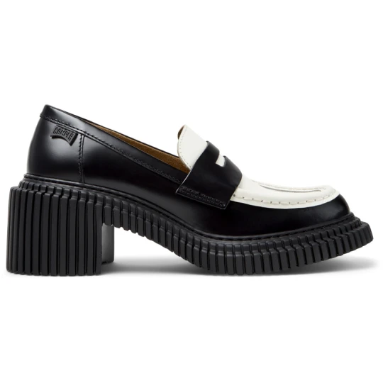 Zdjęcie produktu CAMPER Twins - Eleganckie buty dla Kobiety - Czarny, Biały, Skóra licowa