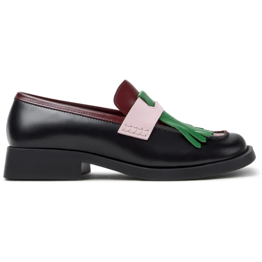 Zdjęcie produktu CAMPER Twins - Eleganckie buty dla Kobiety - Czarny, Kasztanowy, Różowy, Skóra licowa