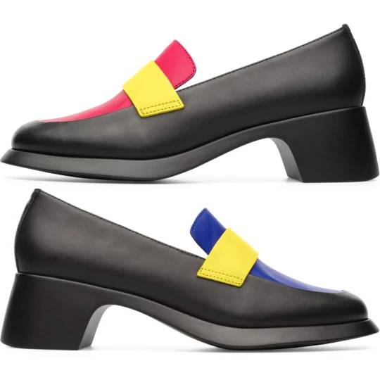Zdjęcie produktu CAMPER Twins - Eleganckie buty dla Kobiety - Czarny, Niebieski, Różowy, Skóra licowa