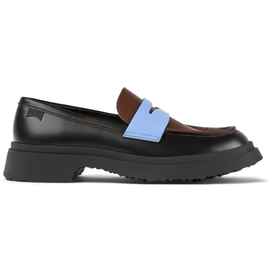 Zdjęcie produktu CAMPER Twins - Eleganckie buty dla Kobiety - Kasztanowy, Czarny, Niebieski, Skóra licowa