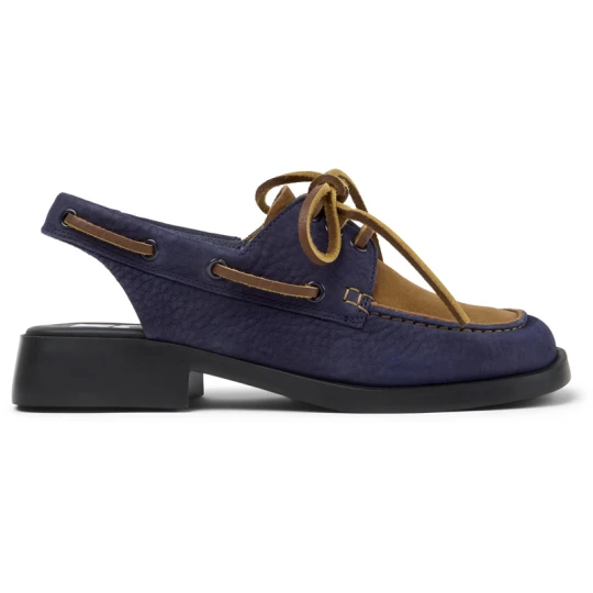 Zdjęcie produktu CAMPER Twins - Eleganckie buty dla Kobiety - Niebieski, Brązowy, Zamsz
