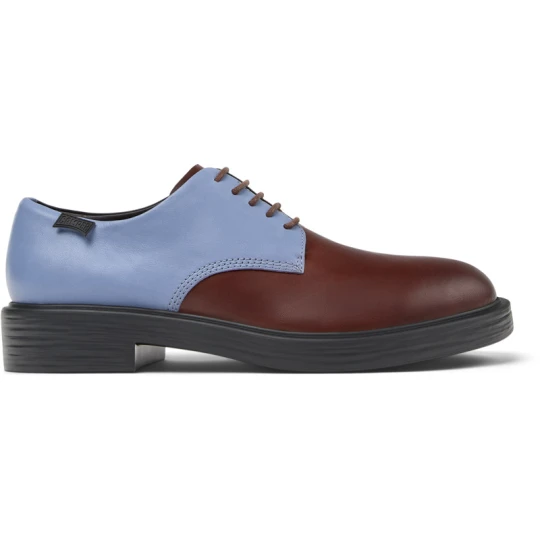 Zdjęcie produktu CAMPER Twins - Eleganckie buty dla Mężczyźni - Brązowy, Niebieski, Czarny, Skóra licowa