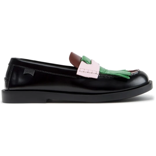 Zdjęcie produktu CAMPER Twins - Eleganckie buty dla Mężczyźni - Kasztanowy, Zielony, Czarny, Skóra licowa