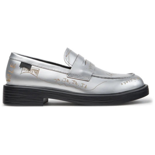 Zdjęcie produktu CAMPER Twins - Eleganckie buty dla Mężczyźni - Szary, Skóra licowa