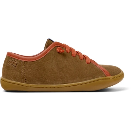 Zdjęcie produktu CAMPER Twins - Eleganckie obuwie sportowe dla Dla dziewczynek - Brązowy, Skóra licowa
