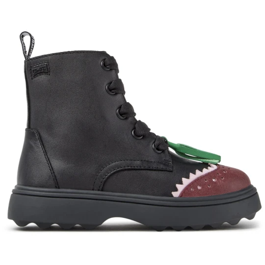 Zdjęcie produktu CAMPER Twins - Eleganckie obuwie sportowe dla Dla dziewczynek - Czarny, Skóra licowa
