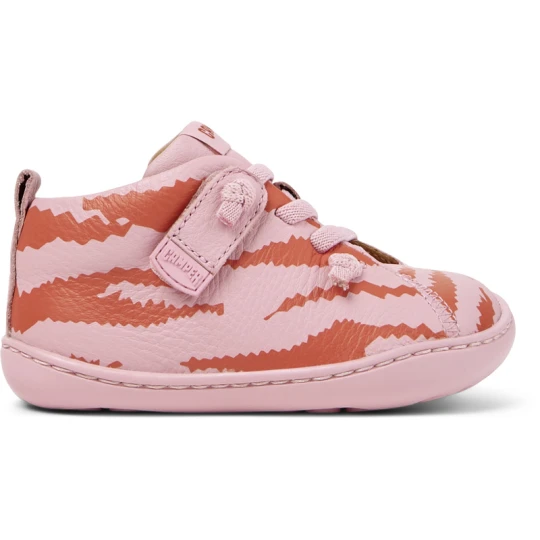 Zdjęcie produktu CAMPER Twins - Eleganckie obuwie sportowe dla Firstwalkers - Różowy, Pomarańczowy, Skóra licowa