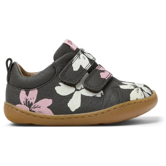 Zdjęcie produktu CAMPER Twins - Eleganckie obuwie sportowe dla Firstwalkers - Szary, Biały, Różowy, Skóra licowa