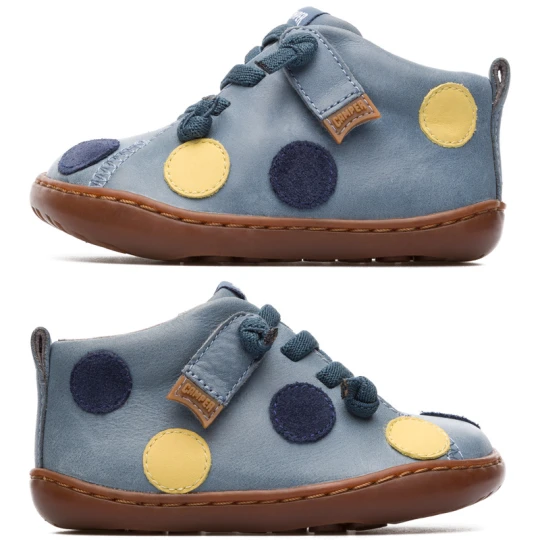 Zdjęcie produktu CAMPER Twins - Eleganckie obuwie sportowe dla - Niebieski, Skóra licowa