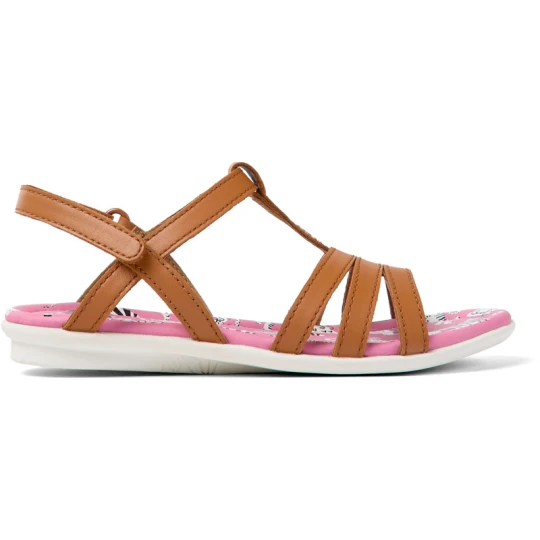 Zdjęcie produktu CAMPER Twins - Sandały dla Dla dziewczynek - Brązowy, Skóra licowa