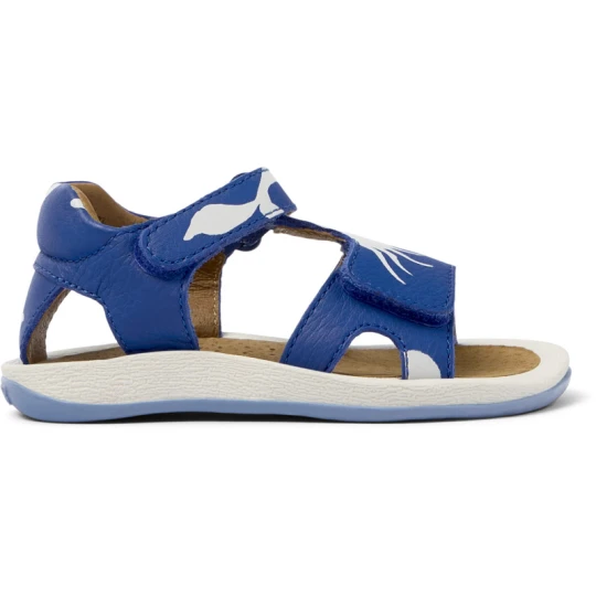Zdjęcie produktu CAMPER Twins - Sandały dla Firstwalkers - Niebieski, Biały, Skóra licowa