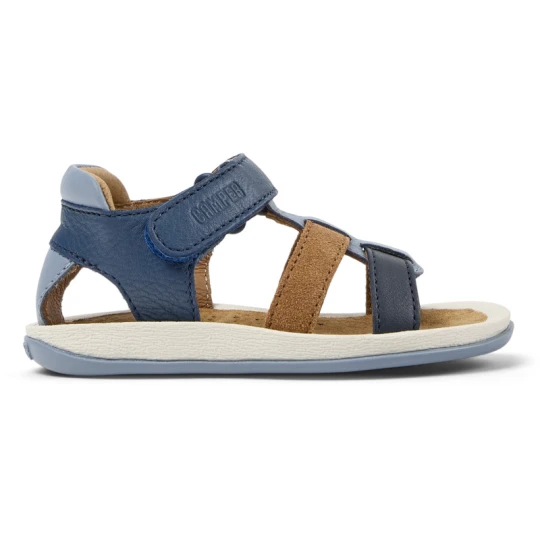 Zdjęcie produktu CAMPER Twins - Sandały dla Dzieci - Niebieski, Brązowy, Skóra licowa