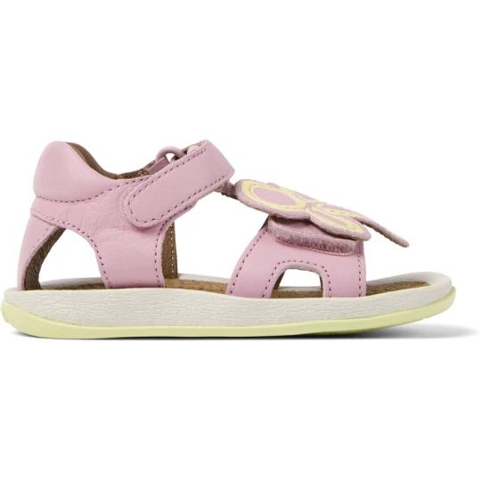 Zdjęcie produktu CAMPER Twins - Sandały dla Firstwalkers - Różowy, Żółty, Skóra licowa