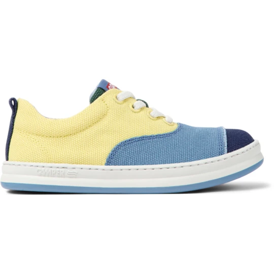 Zdjęcie produktu CAMPER Twins - Trampki dla Dla dziewczynek - Niebieski, Zielony, Żółty, Tkanina