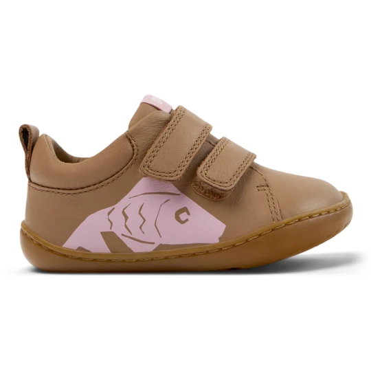 Zdjęcie produktu CAMPER Twins - Trampki dla Firstwalkers - Nude, Skóra licowa