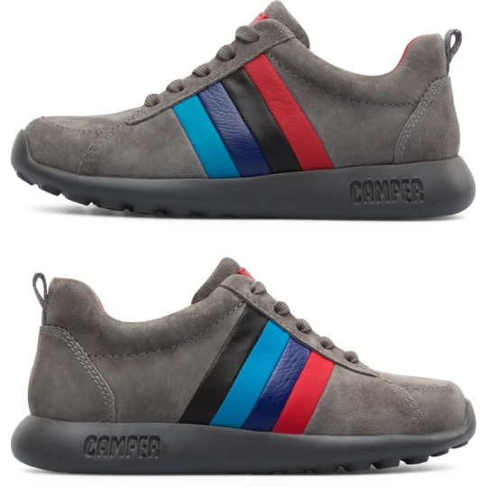 Zdjęcie produktu CAMPER Twins - Trampki dla - Szary, Skóra licowa