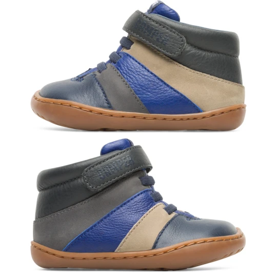 Zdjęcie produktu CAMPER Twins - Trzewiki dla - Szary, Niebieski, Skóra licowa