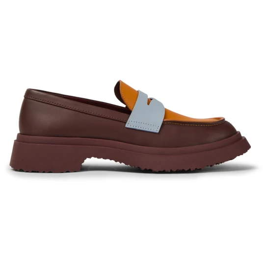 Zdjęcie produktu CAMPER Walden - Eleganckie buty dla Kobiety - Kasztanowy, Pomarańczowy, Niebieski, Skóra licowa