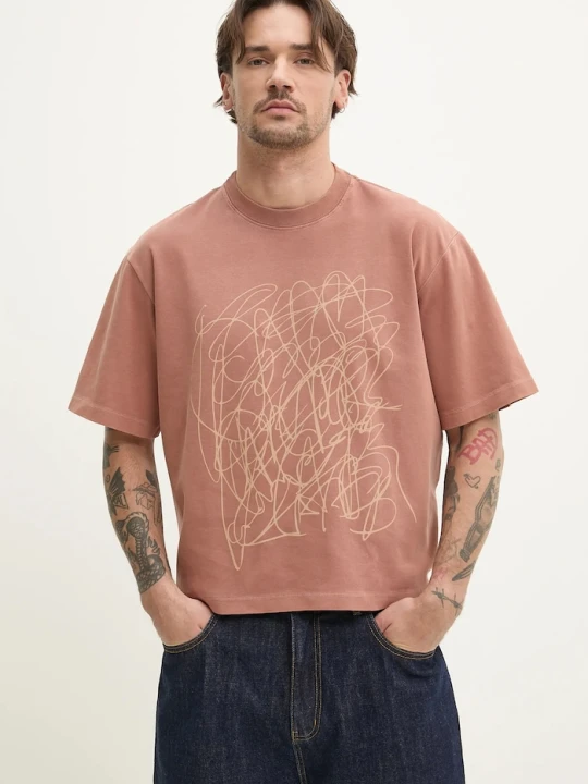 Zdjęcie produktu CAMPERLAB t-shirt bawełniany pomarańczowy