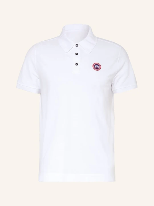 Zdjęcie produktu Canada Goose Koszulka Polo Z Piki Beckley weiss BIAŁY