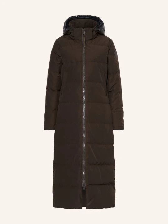 Zdjęcie produktu Canada Goose Płaszcz Puchowy Mystique Z Odpinanym Kapturem braun CIEMNOBRĄZOWY