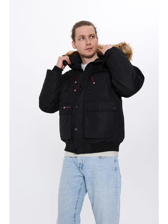 Zdjęcie produktu CANADA weather gear Kurtka zimowa w kolorze czarnym rozmiar: L